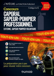 La couverture et les autres extraits de Concours Caporal sapeur-pompier professionnel 2023-2024