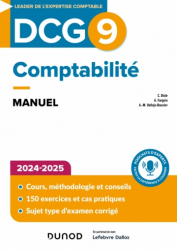 La couverture et les autres extraits de DCG 9 - Comptabilité - Edition 2024-2025