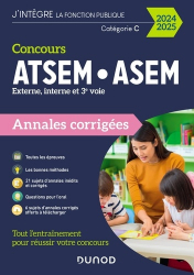 La couverture et les autres extraits de Concours ATSEM/ASEM 2024-2025
