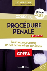 Dernières parutions dans , Cours de procédure pénale 2023 - CRFPA , CRFPA référence, CRFPA référence, CRFPA référence