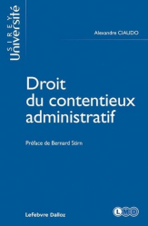 La couverture et les autres extraits de Droit du contentieux administratif