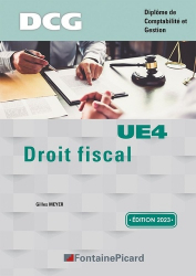 La couverture et les autres extraits de Droit fiscal DCG UE4 2023
