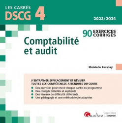La couverture et les autres extraits de DSCG 4 - Exercices corrigés - Comptabilité et audit