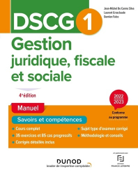 Dernières parutions dans , Gestion juridique, fiscale et sociale DSCG 1 
