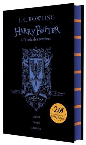 HARRY POTTER Tome 1 : Harry Potter à l'Ecole des Sorciers - Edition  Collector 20e Anniversaire - SERDAIGLE Courage-Bravoure-Détermination -  gallimard editions - 9782075094559 - Livre 
