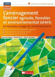 La couverture et les autres extraits de L'aménagement foncier agricole, forestier et environnemental