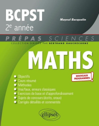 Dernières parutions dans , Mathématiques BCPST 2e année 