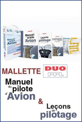 Dernières parutions dans , Mallette duo PPL - Le manuel du pilote d'avion 19ème éd. + Leçons de pilotage 6ème éd. 