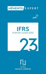 La couverture et les autres extraits de Mémento Lefebvre - IFRS 2023
