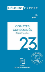 La couverture et les autres extraits de Mémento Lefebvre - Comptes consolidés 2023