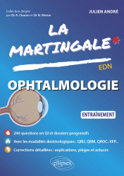 La couverture et les autres extraits de Ophtalmologie - La Martingale EDN