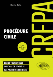 La couverture et les autres extraits de Procédure civile - CRFPA