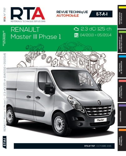 RTA B797 Renault Master III 2.3 dCi de 04/2010 à 05/2014 - etai