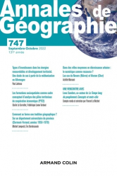 Annales de Géographie N° 747, septembre-octobre 2022