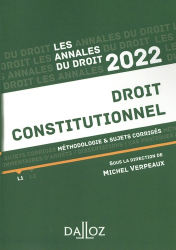 Annales Droit constitutionnel 2022