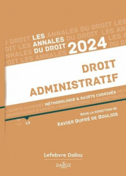 Annales Droit administratif 2024