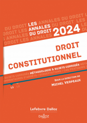 Annales Droit constitutionnel 2024
