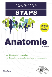 Vous recherchez les livres à venir en STAPS, Anatomie - Objectif STAPS