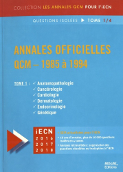 Annales officielles QCM - 1985 à 1994 Tome 1