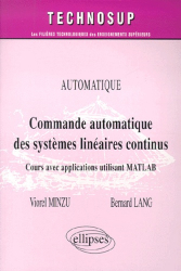 Automatique Commande automatique des systèmes linéaires continus 
