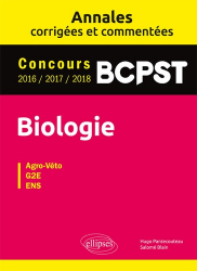 Biologie BCPST - Annales corrigées et commentées