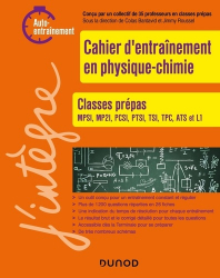 Cahier d'entrainement en physique-chimie