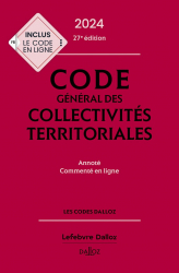 Code général des collectivités territoriales 2024