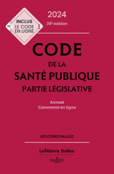 Vous recherchez les livres à venir en Droit public, Code de la santé publique - Edition 2024