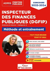 Concours Inspecteur des Finances publiques (DGFiP). Catégorie A. Concours externe et interne