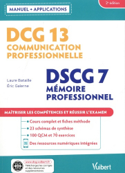 Communication professionnelle  DCG 13 ;  Mémoire professionnel DSCG 7