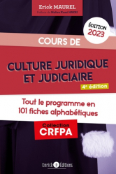Cours de culture juridique et judiciaire 2023 - CRFPA