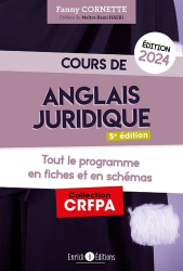 Cours d’anglais juridique 2024 - CRFPA