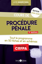 Vous recherchez les livres à venir en Droit pénal, Cours de procédure pénale 2024-2025 -  CRFPA