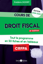 Cours de droit fiscal 2024-2025 - CRFPA