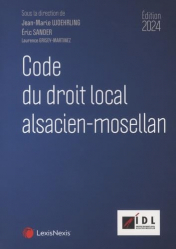 Code du droit local alsacien-mosellan 2024