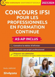 Concours IFSI pour les professionnels en formation continue (AS-AP inclus)