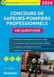 Concours des sapeurs-pompiers professionnels 2024