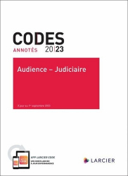 Code annoté Audience Judiciaire 2023