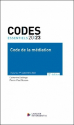 Code de la médiation - Code essentiel 2023