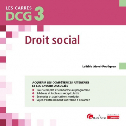 DCG 3 - Droit social - Edition 2024