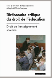 Dictionnaire critique du droit de l'éducation