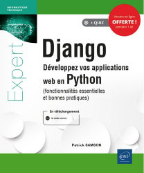 Django. Développez vos applications web en Python (fonctionnalités essentielles et bonnes pratiques)