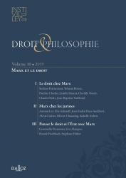 Droit & Philosophie N° 10/2019 : Marx et le droit