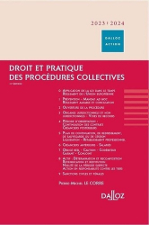 Droit et pratique des procédures collectives 2023-2024