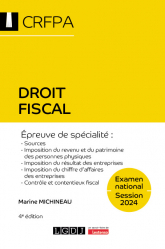 Droit fiscal CRFPA 2024