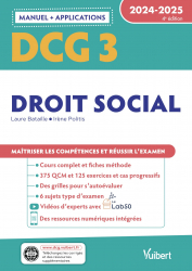 DCG 3 - Droit social - Edition 2024-2025