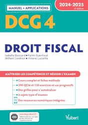 DCG 4 - Droit fiscal - Edition 2024-2025