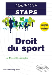A paraitre de la Editions ellipses : Livres à paraitre de l'éditeur, Droit du sport - Objectif STAPS