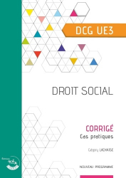 Droit social DCG UE3 2024