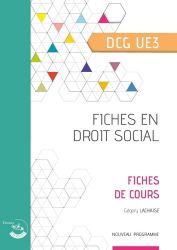 Droit social DCG UE3 2023-2024